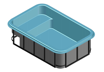 TERRACE POOL Fiberglass Havuz (KONSTRÜKSİYONLU)